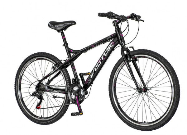 VISITOR Ženski bicikl AUR267 26''/18'' Aurora crno-roze-bela