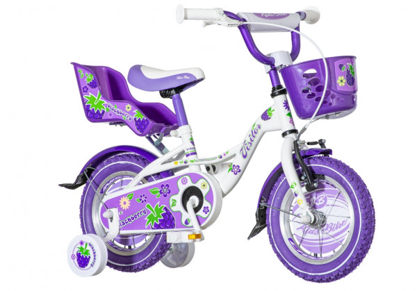 VISITOR Dečiji bicikl BER120 Blackberry ljubičasto-bela