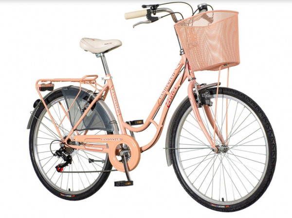 VISITOR Ženski bicikl FAM2631S6 26''/18'' Candystud roze
