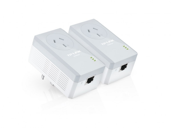 TP-LINK AV600 Passthrough Powerline  KIT (2x), 1xFast port, 600Mbps Powerline