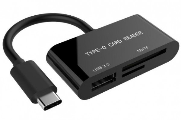 GEMBIRD UHB-CR3-02  USB Type-C SDXC citac kartica za mobilne telefone i tablete