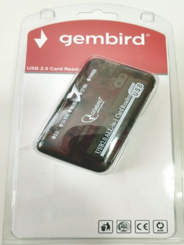 GEMBIRD FD2-ALLIN1-BLK  USB2.0 citac svih tipova memorijskih kartica(319)