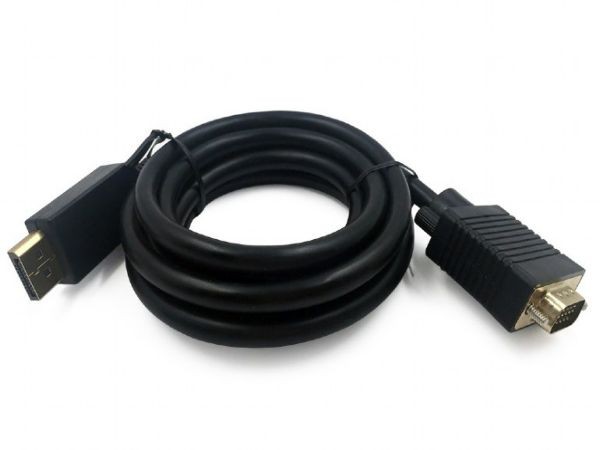 GEMBIRD CCP-DPM-VGAM-6  DisplayPort to VGA adapter cable, black, 1.8 m