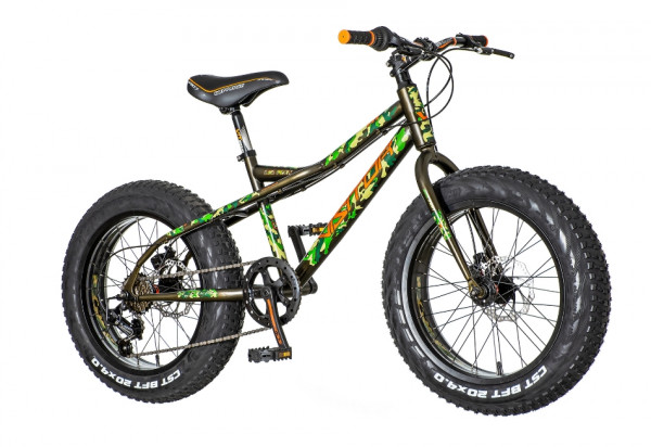 VISITOR Muški bicikl FAT202D2 20''/14'' Bigfoot military zeleno-narandžasta