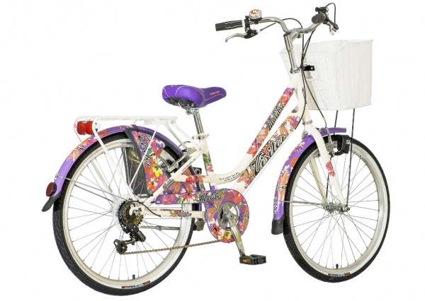 VISITOR Ženski bicikl FAS247S6 24''/13'' Malibu belo-ljubičasto-crna