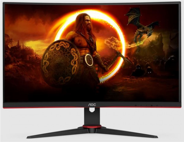 AOC Monitor C27G2AEBK Gaming Curved VA FHD 1ms 165Hz