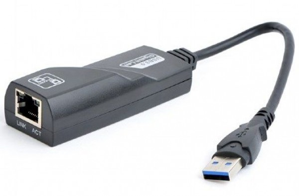 GEMBIRD NIC-U3-02  USB 3.0 to Fast Ethernet LAN adapter 10/100/1000 white ( mrezna kartica)