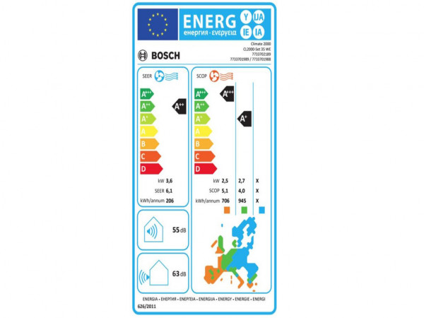 BOSCH Klima uređaj Climate 2000 BAC2-1232IA