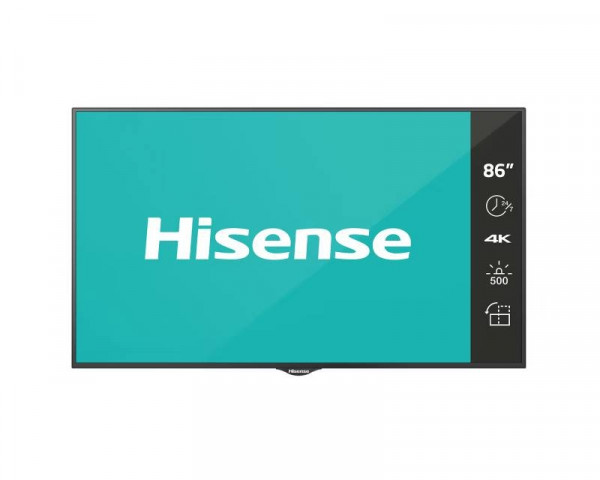 HISENSE 86inch 86BM66AE 4K UHD Digital Signage Display - 247 Operation