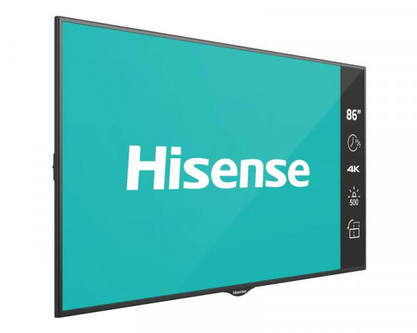 HISENSE 86inch 86BM66AE 4K UHD Digital Signage Display - 247 Operation