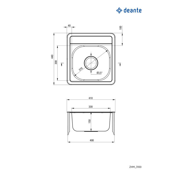 Deante sudopera Mercato 41IXD