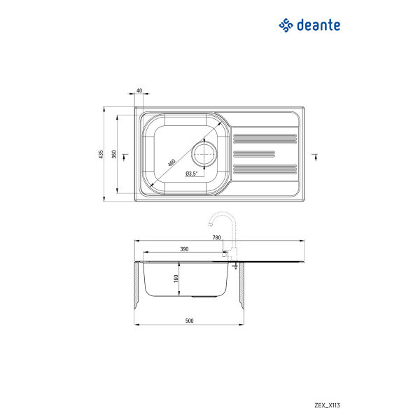 Deante Sudopera Xylo  ZEX 0113