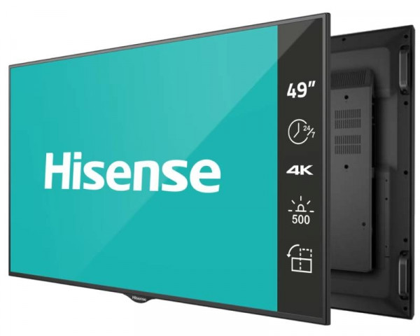 HISENSE 49inch 49BM66AE 4K UHD Digital Signage Display - 247 Operation