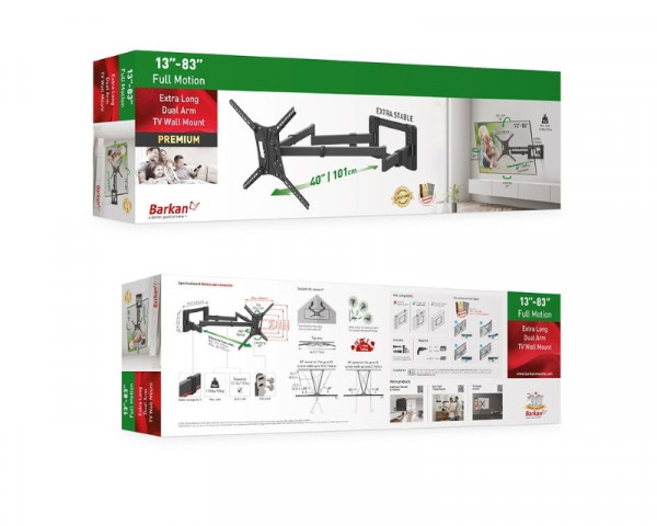 BARKAN BM464XL LCD TV zidni nosač do 13'' - 83''