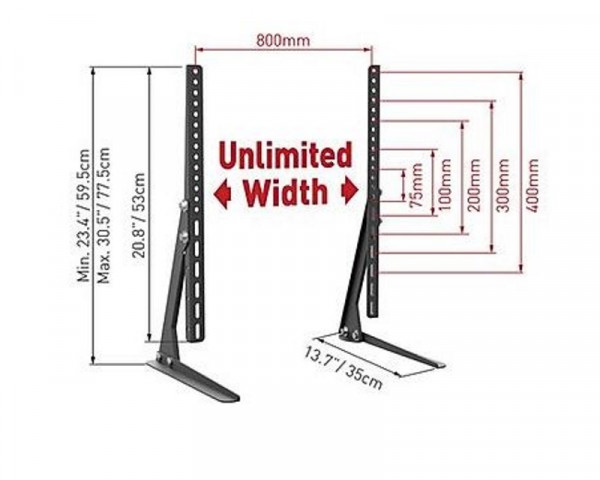 BARKAN S40 LCD TV zidni nosač do 32'' - 70''