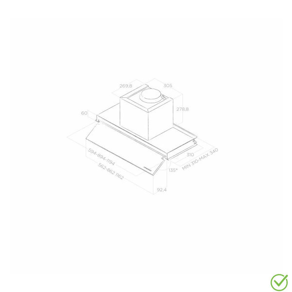 Aspirator BOX IN NO DRIP IX A 60