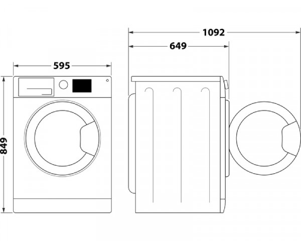 WHIRLPOOL FFT M11 82 EE mašina za sušenje toplotna pumpa