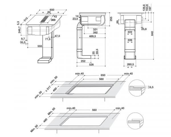WHIRLPOOL WVH 1065B F KIT indukciona ugradna ploča