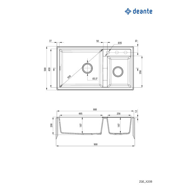 Deante Sudopera ZQE N20B