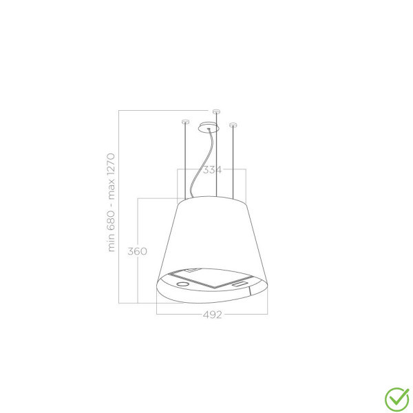 ELICA Aspirator JUNO BLF50