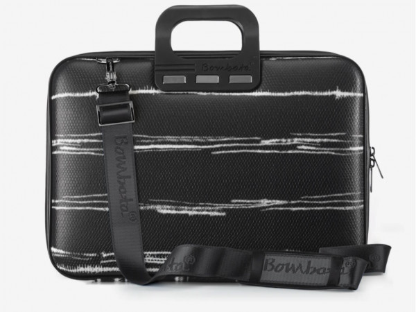 Torba BOMBATA  Medio Black&White 13''Crna