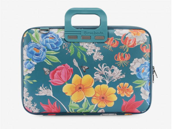 Torba BOMBATA Peonia  15,6''16'' - Limited Edition  Teal blue