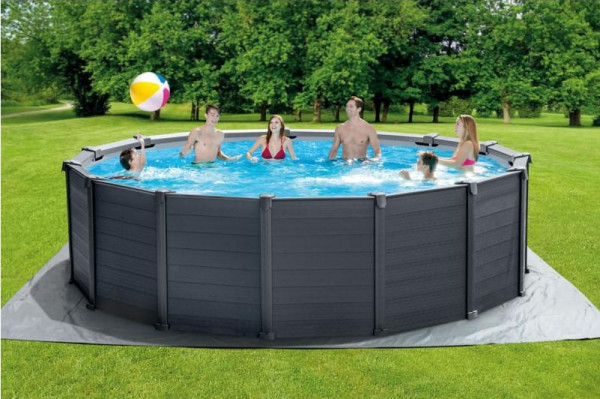 INTEX Bazen GRAPHITE GRAY PANEL 4.78 x1.24