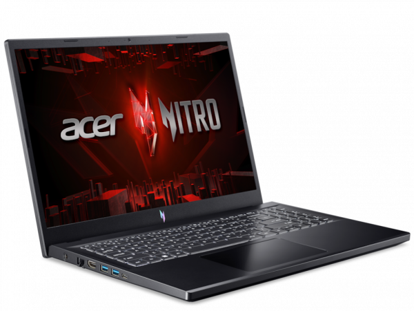 ACER Laptop Gaming Nitro ANV15-51 DOS/15.6inchFHD IPS/i5-13420H/16GB/512GB/RTX2050-4GB/FPR/backlit/crna