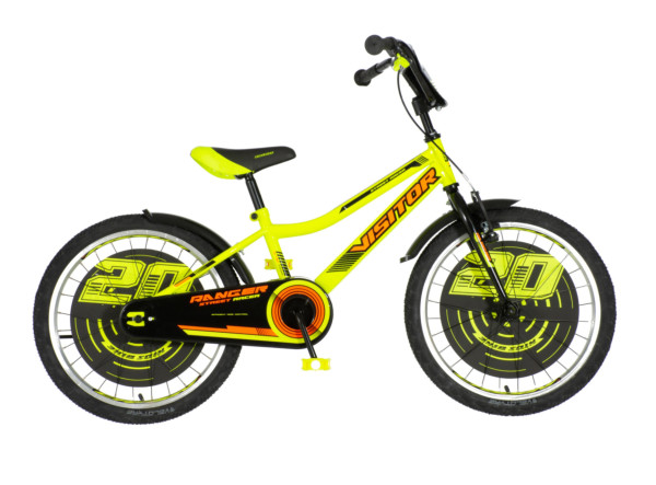 VISITOR BICIKL DECIJI RAN201 RANGER 20inch NEON ZUTA
