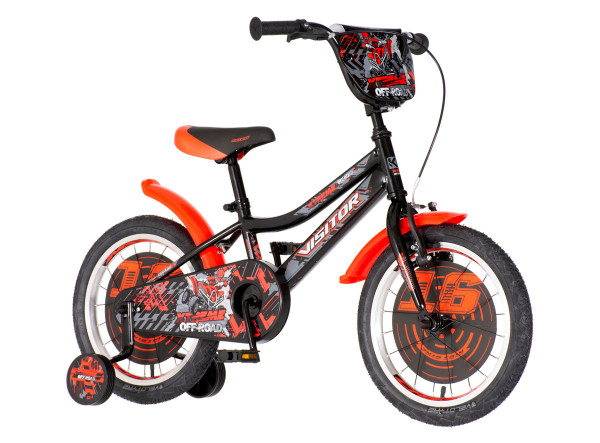 VISITOR DECIJI BICIKL 16inch 1160067 XTR160 XTREME CRNI SIV