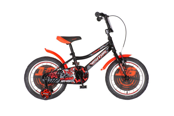 VISITOR DECIJI BICIKL 16inch 1160067 XTR160 XTREME CRNI SIV