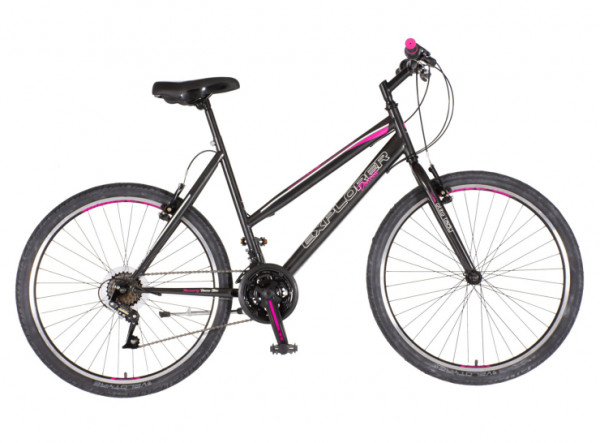 Explorer Bicikl elite lady 26inch sivo roze