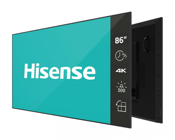 HISENSE 86GM50D 4K UHD 500 nita Digital Signage Display - 187 Operation