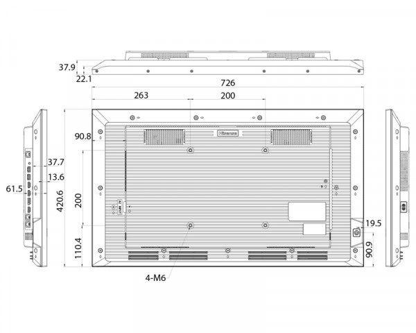 HISENSE 32DM66D FHD 500 nita Digital Signage Display - 247 Operation