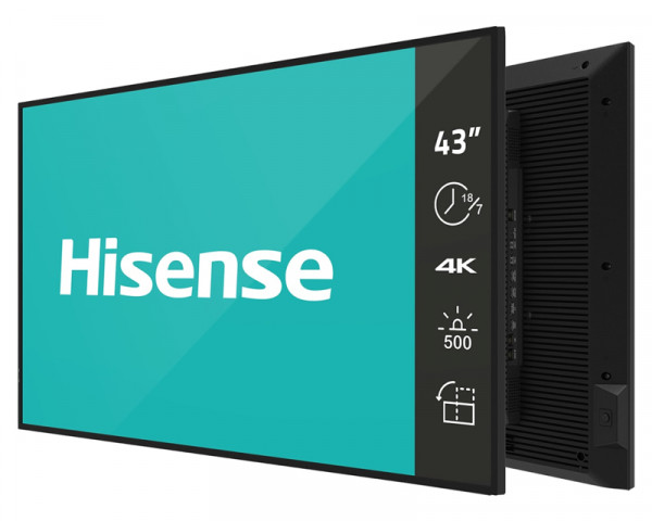 HISENSE 43GM50D 4K UHD 500 nita Digital Signage Display - 187 Operation