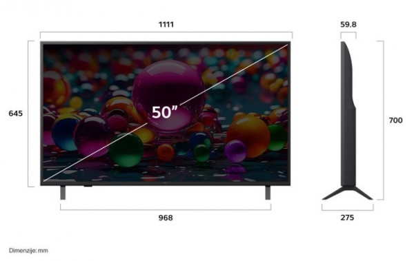 LG TV Led 50UA75003LA