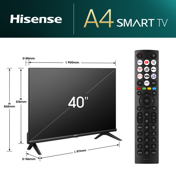 HISENSE 40 inča 40A4N FHD Smart TV
