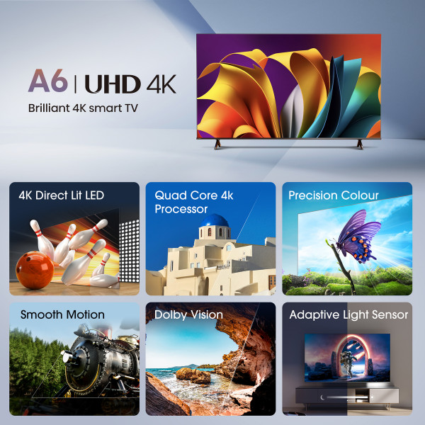 HISENSE 58 inča 58A6N LED 4K UHD Smart TV