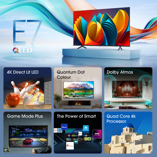 HISENSE 50 inča 50E7NQ Smart LED 4K UHD TV
