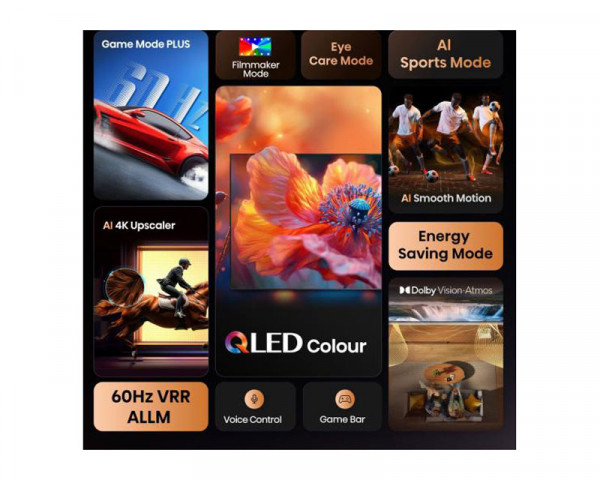 HISENSE 75 inča 75E7Q QLED 4K UHD Smart TV 