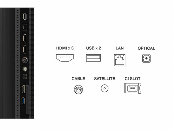 TCL Televizor 50P7K QLED 50inch 4K 60Hz Google TV crna