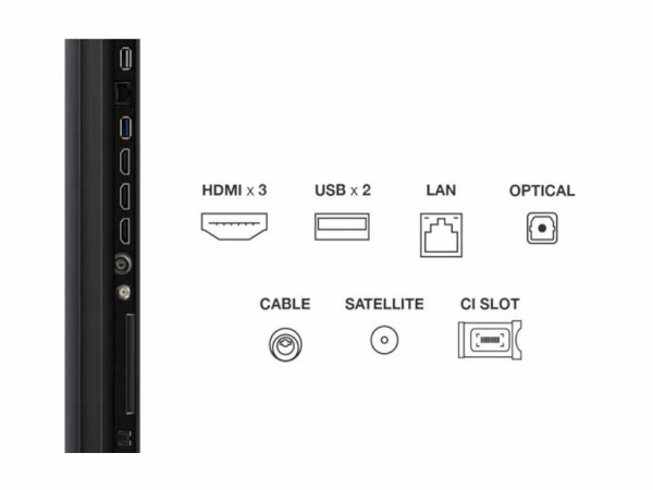 TCL Televizor 55C6KS MiniLED 55inch 4K 60Hz Google TV crna