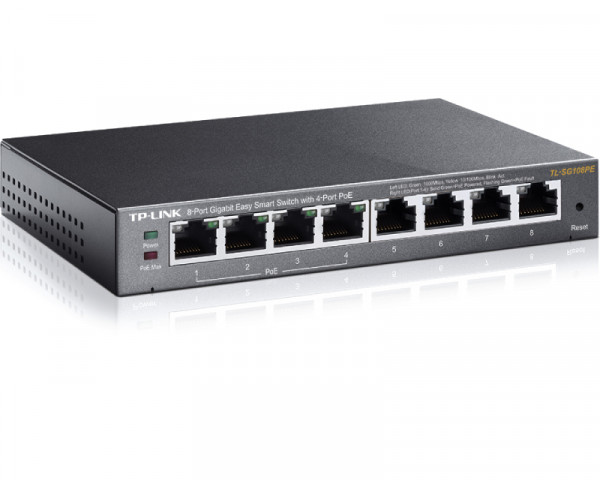 TP-LINK_ TL-SG108PE 8-Port Gigabit Switch sa 4-Porta PoE+ 