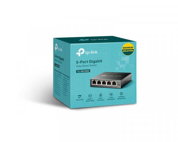 TP-LINK_ TL-SG105E 5-Port Gigabit Switch 
