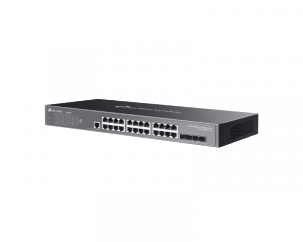 TP-LINK_ SG3428X Omada 24-Porta Gigabit L2+ upravljiv Switch sa 4 10GE SFP+ Slota 