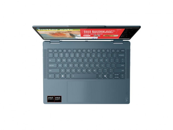 LENOVO Laptop Yoga 7 2in1 14AKP10 DOS 14 inch WQUX OLED Touch Ryzen AI 7-350 24GB 1TB BKLT SRB seashell