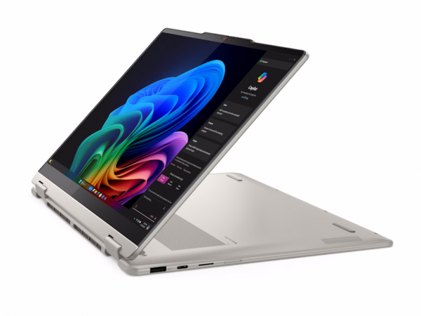 LENOVO Laptop Yoga 7 2in1 14AKP10 DOS 14 inch WQUX OLED MT Ryzen AI 5-340 16GB 512GB BKLT SRB morska ško