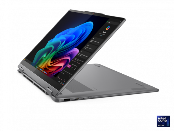 LENOVO Laptop Yoga 7 2in1 14ILL10 DOS 14 inch WQUX OLED TouchU5-226V 16GB 512GB BKLT SRB siva