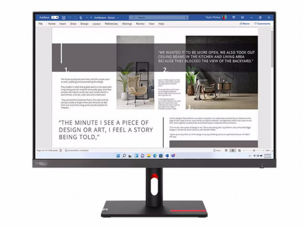 LENOVO Monitor ThinkVision S27i-30 27 inch IPS 1920x1080 100Hz 4ms 2x HDMI,1x VGA crna