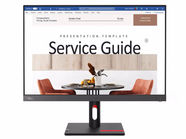 LENOVO Monitor ThinkVision S24i-30 23.8 inch IPOS 1920x1080 100Hz 4ms 2x HDMI,VGA